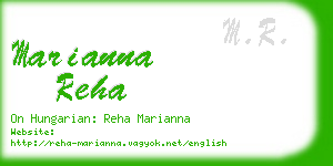 marianna reha business card